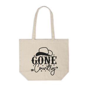 Gone Country Custom Canvas Tote Bag